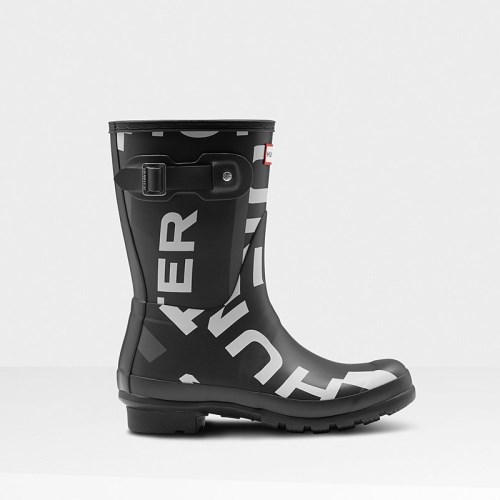 Hunter Original Exploded Logo Short Wellies (F738I) Ireland